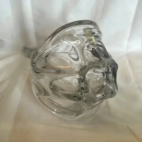Vintage Castle Art Crystal Abstract Candy Bowl Dish - Picture 5 of 5